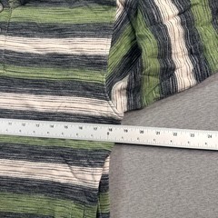 Woolrich Mens Pullover Hoodie Striped Organic Cotton Modern Fit S/P