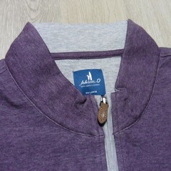 JOHNNIE-O Mens 2XL XXL SULLY PULLOVER 1/4 ZIP ROYAL PLUM PURPLE GOLF SWEATSHIRT