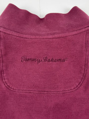 Tommy Bahama Men’s XL Burgundy 1/4 Zip Pima Cotton Pullover Sweatshirt