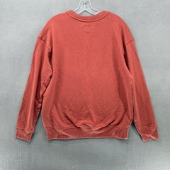 Goodfellow & Co Mens Relaxed Fit Sun Graphic Sweatshirt Drama Red Medium NWT