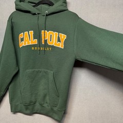 Champion Cal Poly Humboldt Hoodie College Pullover Small Green CS2071 Collegiate
