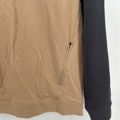 Wilson Mens L Mixed Media 1/4 Zip Pullover Color Block Zipper Pockets Athleisure