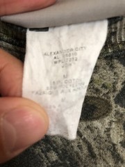 Jerzees Outdoors Camo Sweatshirt Size Medium
