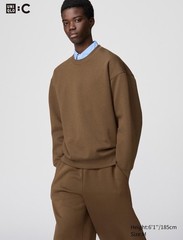 Uniqlo : C Oversized Sweatshirt Brown Size XXS