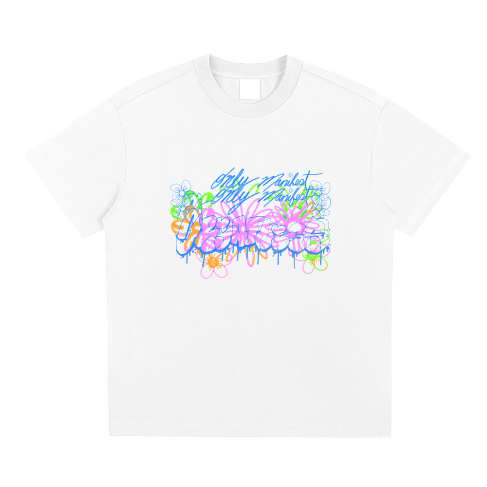Graffiti Tee with vibrant colors Unisex Design Size S