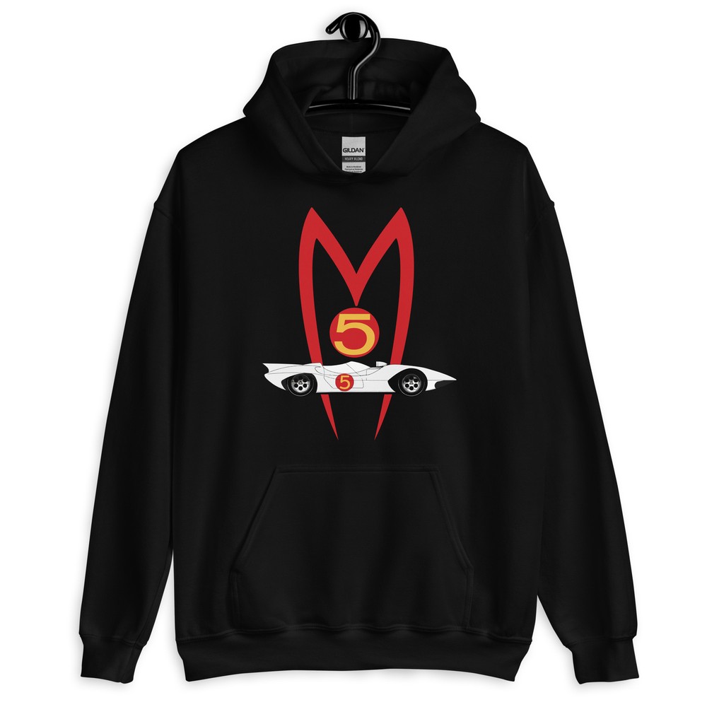 Stylish Mach 5 Speed Racer-Inspired Logo Unisex Hoodie S-5XL