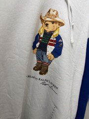 Ralph Lauren Polo Cowboy Bear Color-Blocked Fleece Hoodie XL Men’s NWT