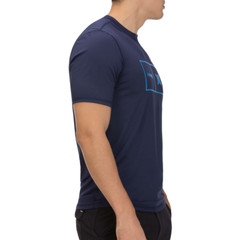 Hurley Siro Mens Sun Swim Surf Tee UPF 50+ Rashguard Navy Blue size Medium