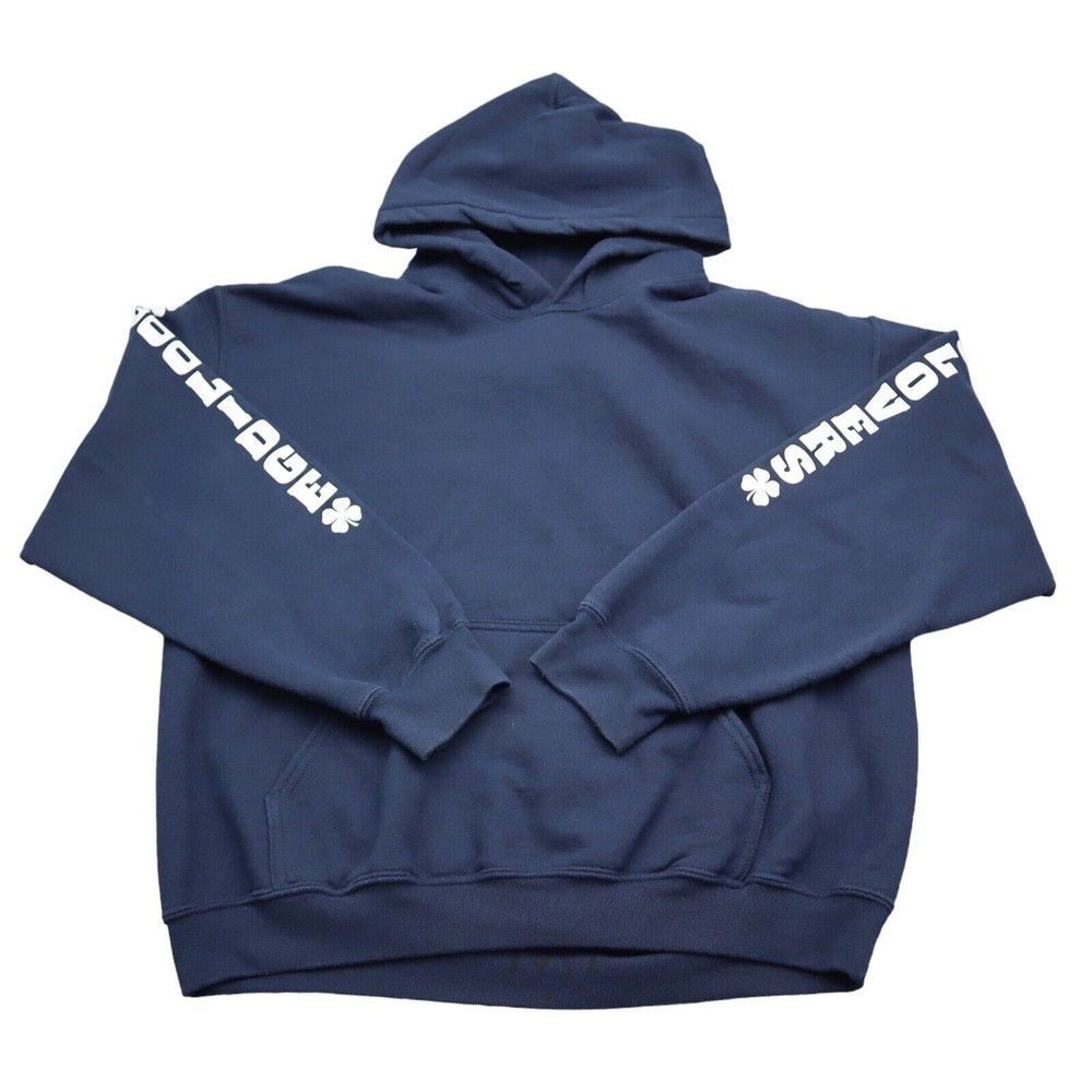 Gildan Jacket Mens L Blue Long Sleeve Front Pocket Heavy Blend Pullover Hoodie