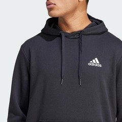 Adidas Men’s Essentials Fleece Hoodie Feelcozy Sweatshirt Black GV5294