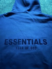 Essentials Black Stretch Limo Hoodie