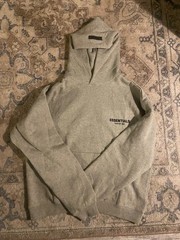 essentials hoodie dark oatmeal small