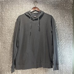 Faherty Hoodie Mens Xl Gray Sweater Organic Cotton Pullover Sustainable Casual