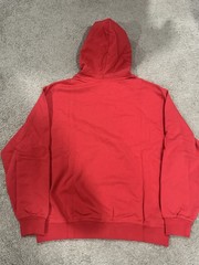 Blank red Hoddie 100% Cotton Can Be Used For A Clothing Brand.