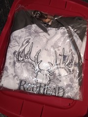 NWT Red Head Tundra Outdoor Winter White Grey Camouflage Hoodie Hunting Mens m