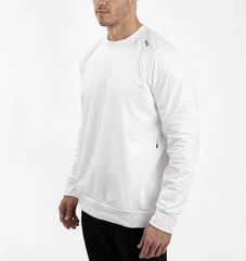 UNRL Crossover Crewneck White Men’s L Stretch Performance Sports Gym
