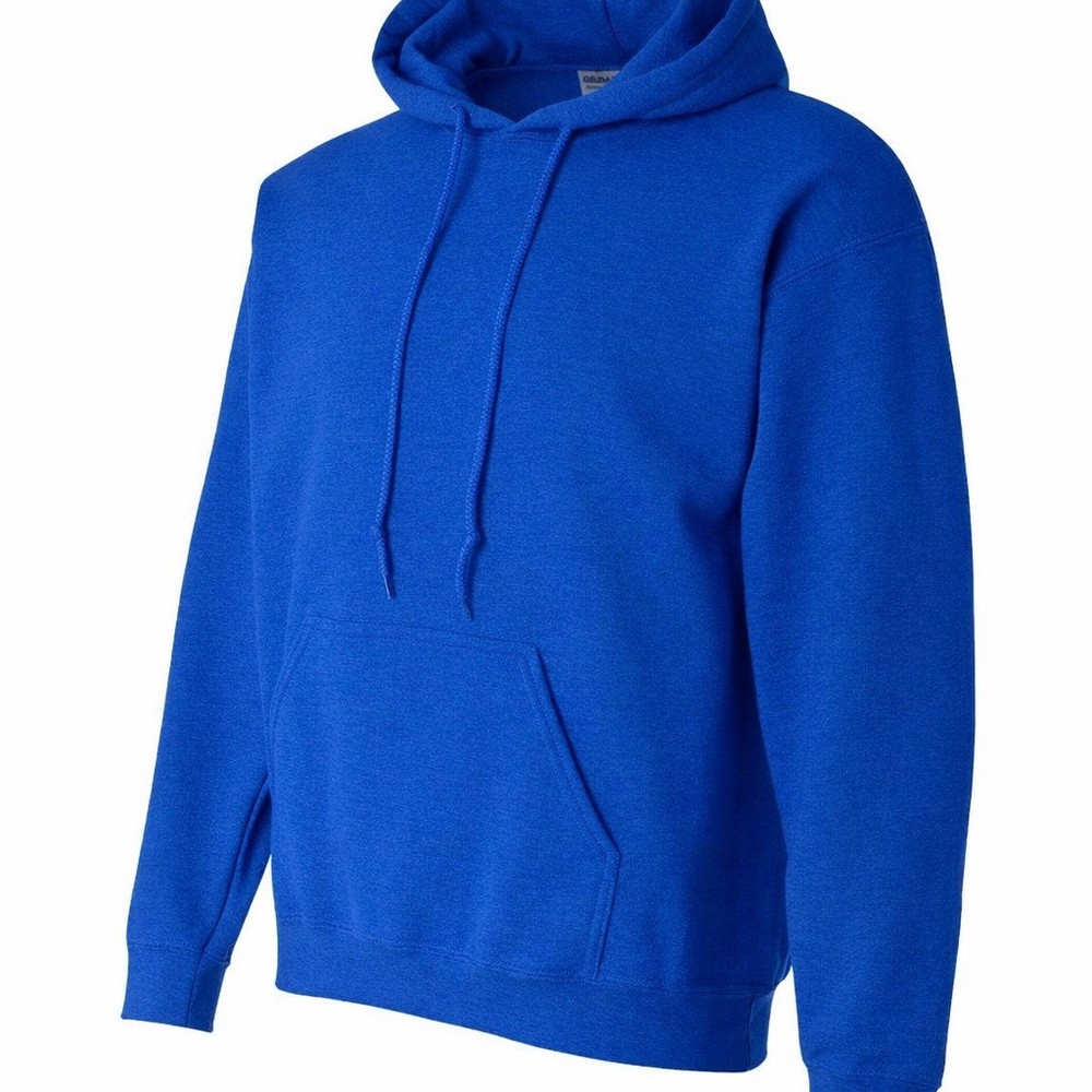 SM Gildan Adult Heavy Blend 50/50 Long Sleeves Pullover Hooded Sweatshirt G185
