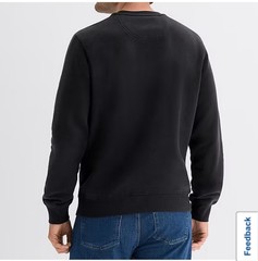 US Polo Assn Sweatshirt Mens Size S Black Cotton Blend NWT