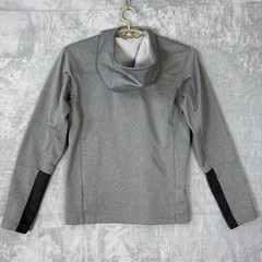 The North Face Gray Zip-Up 100% Polyester Performance Hoodie Men’s Small