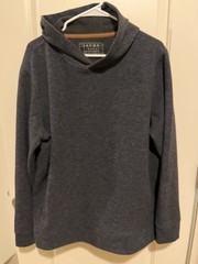 JACHS New York Men’s Gray Fleece Pullover Hoodie w/ Pockets Size M