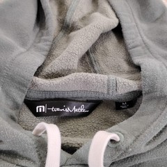 Travis Mathew Sweater Mens Medium Green Cloud Collection Waffle Pullover Hoodie