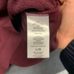 Champion Unisex Sweatshirt L Maroon Authentic Athleticwear Crewneck Script Logo