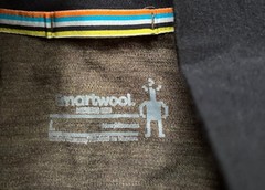 Smartwool Men’s 1/4 Zip All-Season Merino Wool Base Layer Large Brown Black