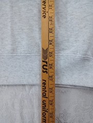 Unbranded Long Sleeve Heathered Gray Sweatshirt Size L Pre-Shrunk Pullover EUC