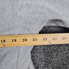 Triple Five Soul Gray Hoodie Pullover Spell Out Logo Casual Size L