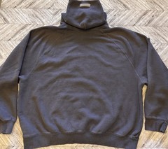 Essentials Fear of God Hoodie Mens 2XL Black Gray 1977 Iron Sweater Streetwear