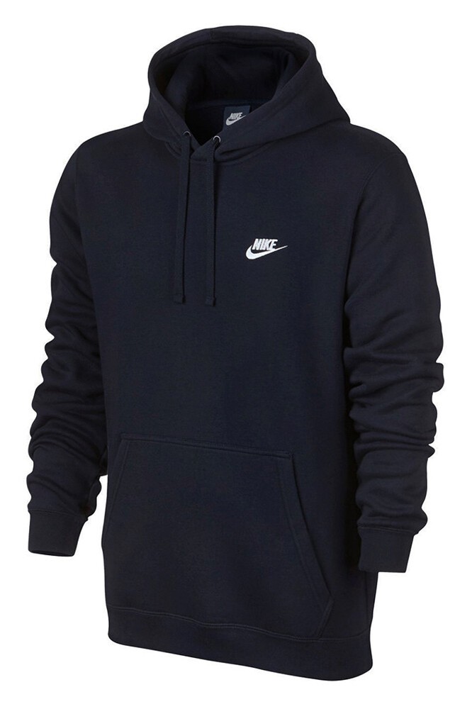 Nike Men’s Active Sportswear Long Sleeve Fleece Workout Gym Pullover Hoodie