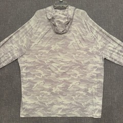 Johnnie-O Titan Hoodie Mens XXL White Camo UPF 50 Sun Protection Lightweight