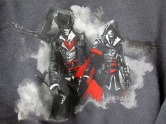 Lvl Up Assassin’s Creed Men’s Character Sweatshirt Size Large Tagless Video Game