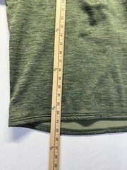 Under Armour ColdGear Sweatshirt Mens Medium Green Space Dye Loose Fit 1/4 Zip