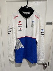 NEW Hugo Boss 2XL Red Bull RB Cotton Terry Zip Neck Fanwear Branding Formula 1
