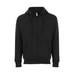 Adult Essential ZIP UP Plain Hoodie Cotton Hooded Fleece Warm Unisex Sweatshirt