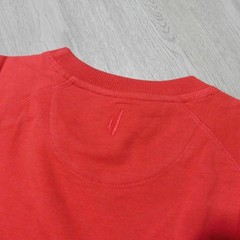 JOHNNIE-O Mens L LARGE SWEATSHIRT CREWNECK FREEMAN RED PULLOVER GOLF