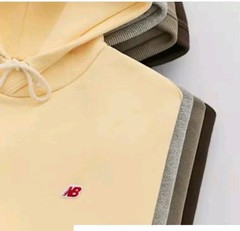 Mens New Balance Made in USA Core Hoodie Sweatshirt RARE CALCIUM SZ Small