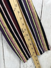 Hoodie One Size Multicolor Woven Drug Rug Zip Jacket Unisex Pockets Mua World