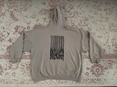 Balenciaga Unifit Beige Oversized Hoodie