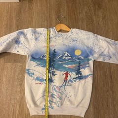 Vintage 90s Hanes Snowmass Ski Mountain Winter Sweatshirt