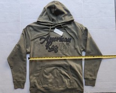 American Rag Men’s Apparel Dark Green Hooded Sweatshirt – Size: Medium