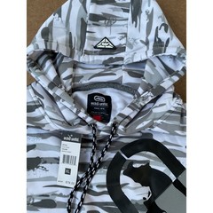 Ecko Unltd Mens White Camo Hoodie Rhino Logo Streetwear Sweatshirt XL EO31H642