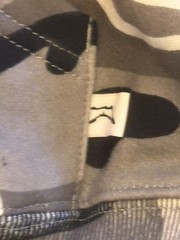 NEW Akimbo Mens M~Pullover Hoodie Sweatshirt ORGANIC Cotton~B&W Camouflage CAMO