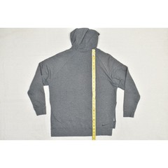 Nike Dri-FIT Hoodie Mens Medium Gray Pullover Hidden Pocket Sweatshirt Athletic