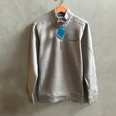 Columbia Men’s Deschutes Rapids Quarter Zip Mock Neck Fleece Pullover Sweatshirt