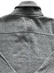Marc Ecko Sweatshirt Mens Medium Gray Black Pullover Shawl Collar Streetwear