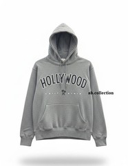 Hollywood California Hoodie Pullover Long Sleeve Graphic Print Hoodie Unisex