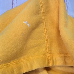 John Deere Equipment Hoodie Yellow Full Zip Embroidered Logo Distressed Mens XL