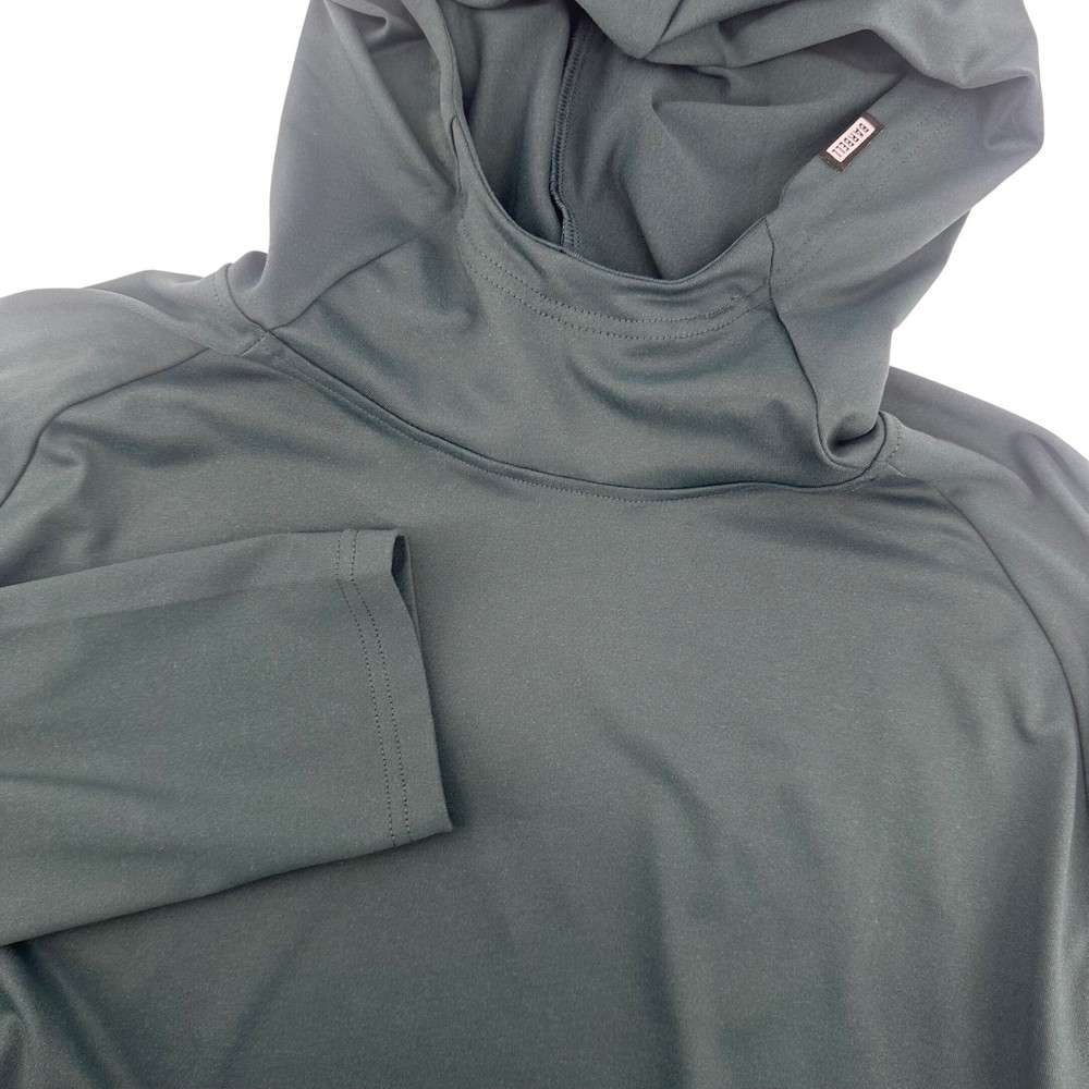 Barbell Apparel Hoodie Mens XL Teal Green Performance Long Sleeve Pullover